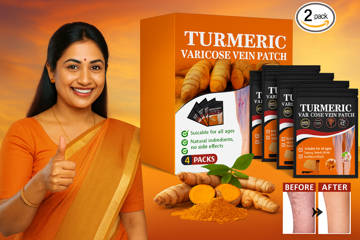 Turmeric Varicose Vein Patch